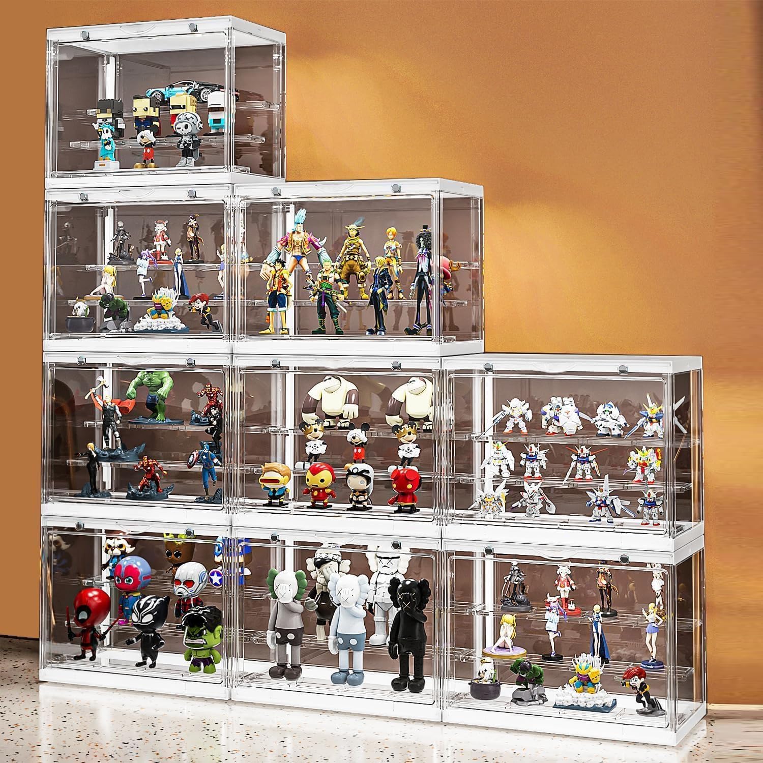 Amazon.co.jp: Youabubu フィギュアケース アクリル 収納 コレクション